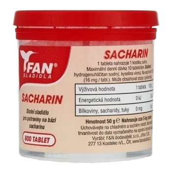 sacharin sladidlo 800